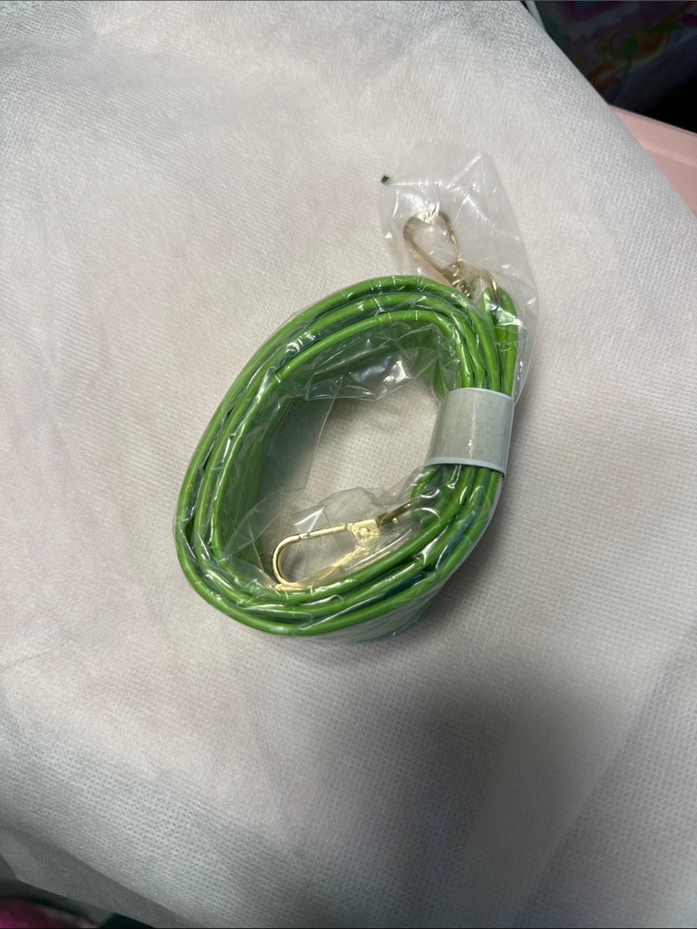 Lime Green Sequin Shoulder Bag - Picture 6 of 6